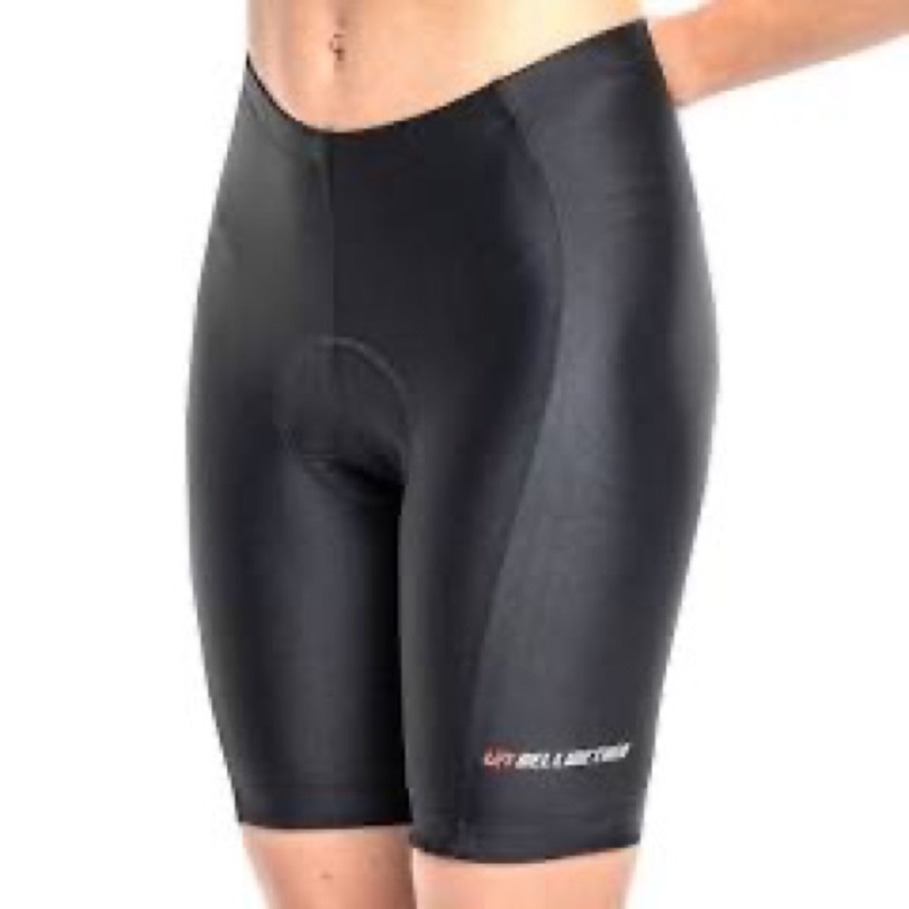 Bellwether Women’s Black Cycling Built-In Chamois for Comfort, Elastic Waist; XL